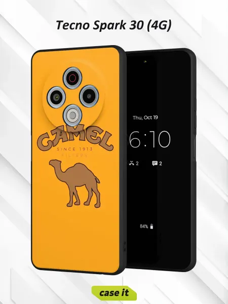Case it Чехол на Tecno Spark 30 4Gс принтом Camel