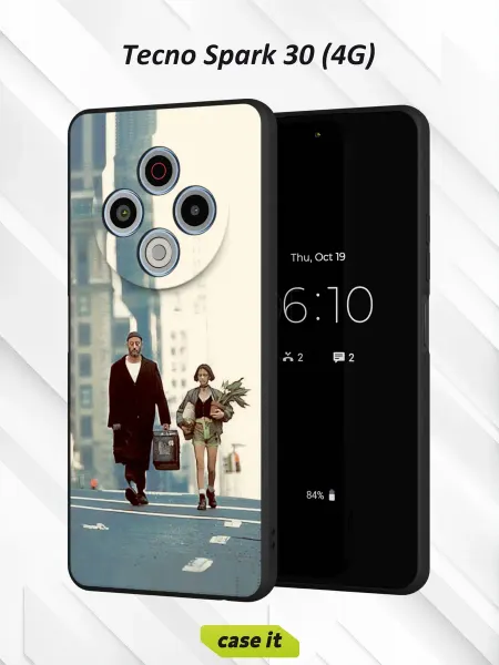 Case it Чехол на Tecno Spark 30 4Gс принтом Леон