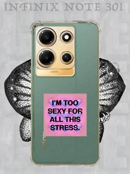 Чехол на iPhone Infinix Note 30i бимбо baddie стильный