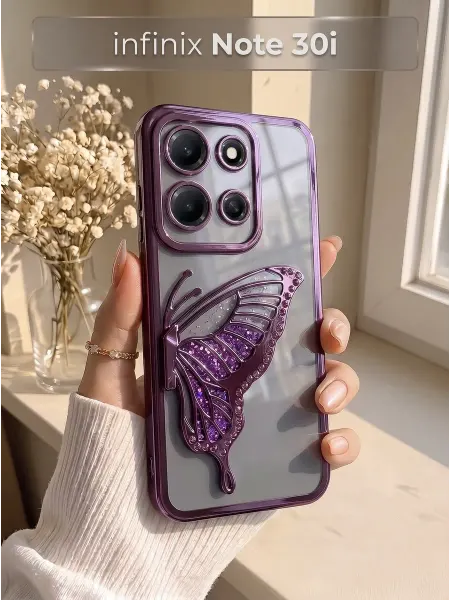 РИНОФОН Чехол с бабочкой на Infinix Note 30i
