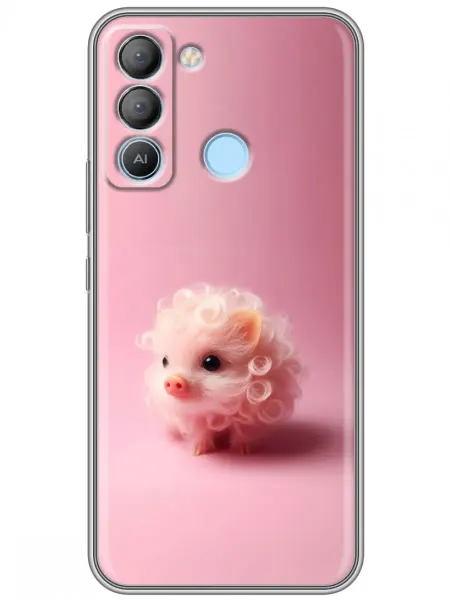 360skin Чехол на Tecno Pop 5 LTE свинка розовая