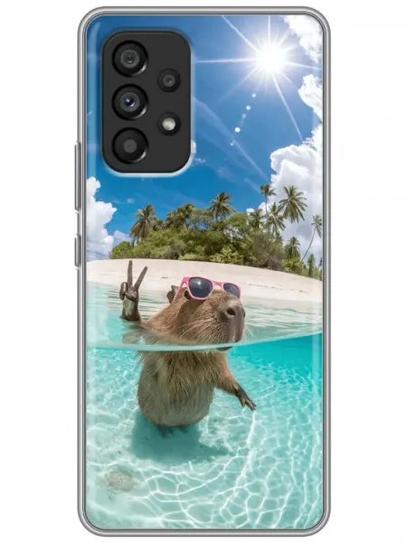360skin Чехол на Samsung Galaxy A53 5G Капибара прикол