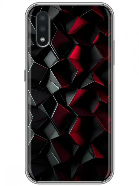 360skin Чехол на Samsung Galaxy M01, A01 Черный принт мужской