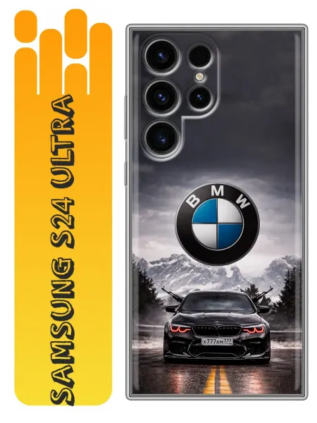 360skin Чехол на Samsung Galaxy S24 Ultra BMW БМВ (мужской)