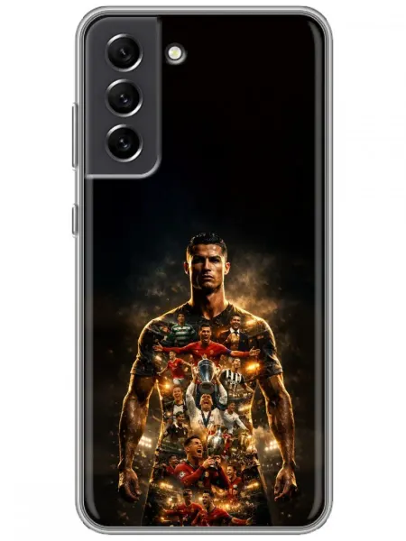 360skin Чехол на Samsung Galaxy S21 FE Криштиано Роналдо Ronaldo