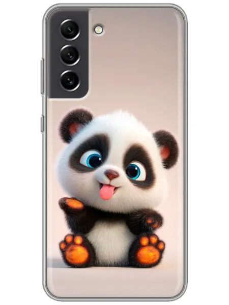 360skin Чехол на Samsung Galaxy S21 FE Панда для девочек