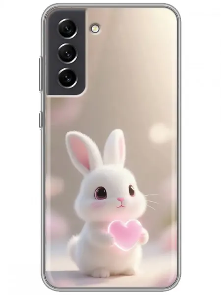 360skin Чехол на Samsung Galaxy S21 FE кролик женский