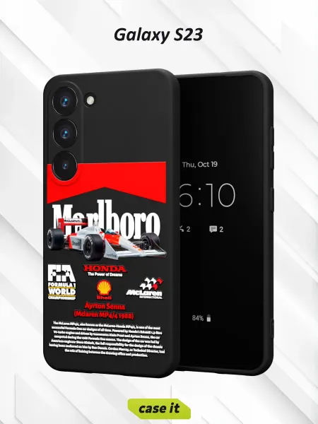 Case it Чехол на Samsung S23с принтом McLaren MP4 4