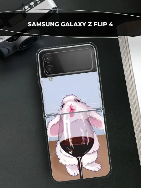 Samsung Чехол на Galaxy Z Flip 4 кролик
