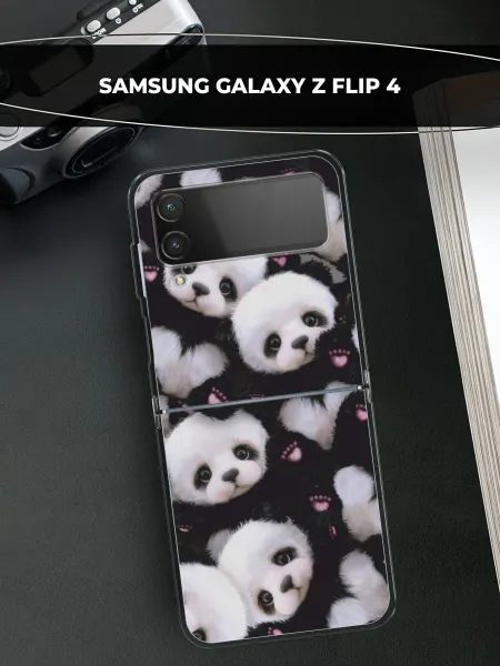 Samsung Чехол на Galaxy Z Flip 4 панда