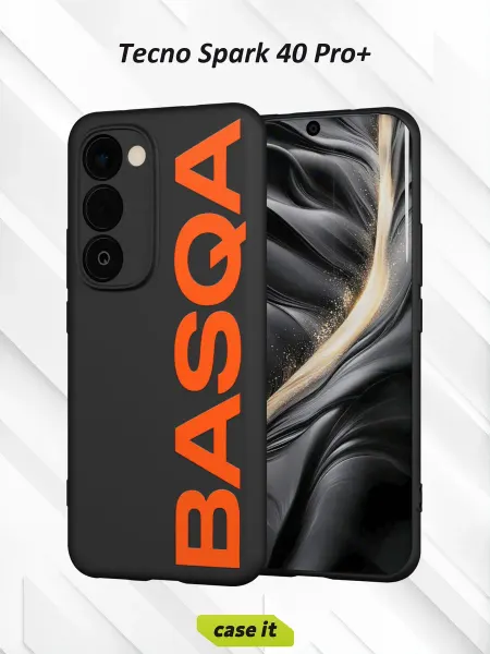 Case it Чехол на Tecno Spark 40 Pro+с принтом BASQA