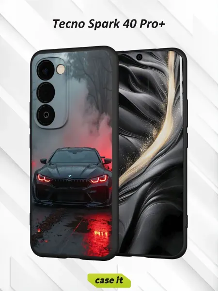 Case it Чехол на Tecno Spark 40 Pro+ с принтом автомобиль BMW M4