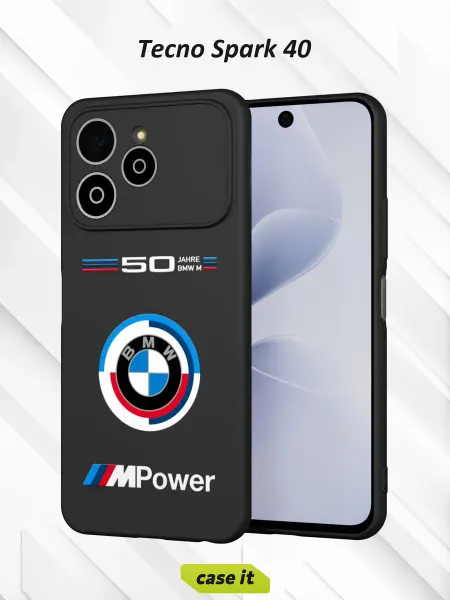Case it Чехол на Tecno Spark 40 с принтом Motorsport BMW