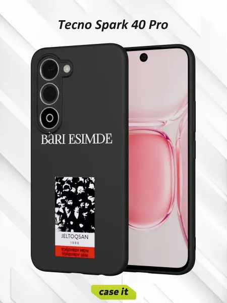 Case it Чехол на Tecno Spark 40 Proс принтом BÀRI ESIMDE