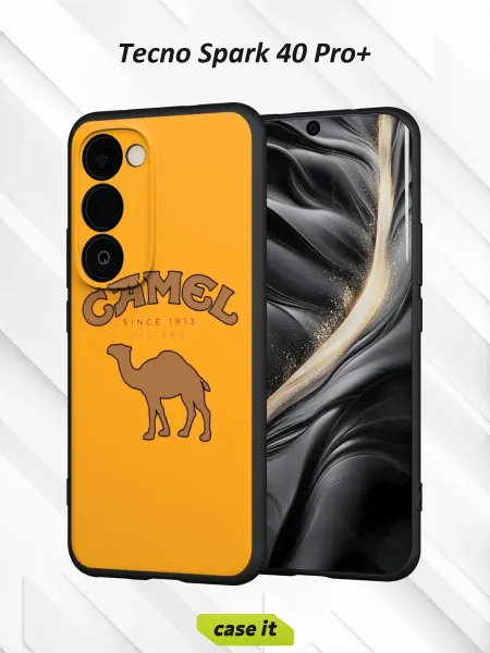 Case it Чехол на Tecno Spark 40 Pro+с принтом Camel