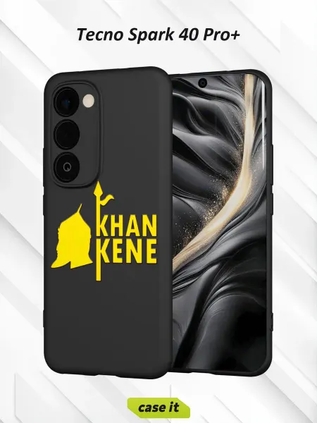 Case it Чехол на Tecno Spark 40 Pro+с принтом Khan Kene