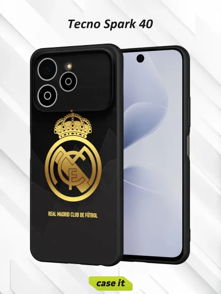 Case it Чехол на Tecno Spark 40 с принтом The Real logo