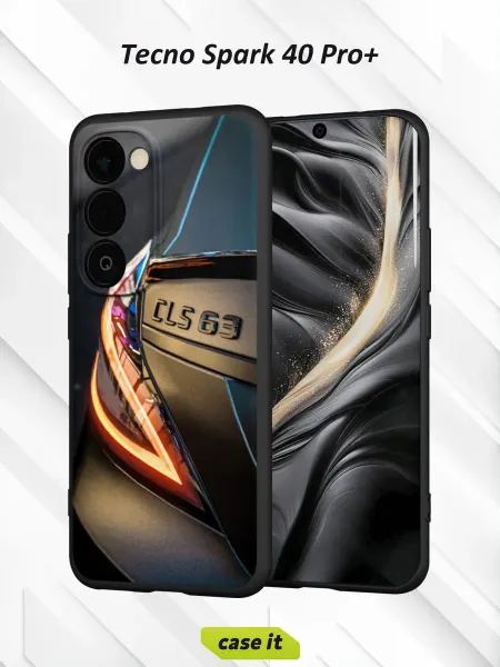 Case it Чехол на Tecno Spark 40 Pro+ трехлучевая звезда Mercedes