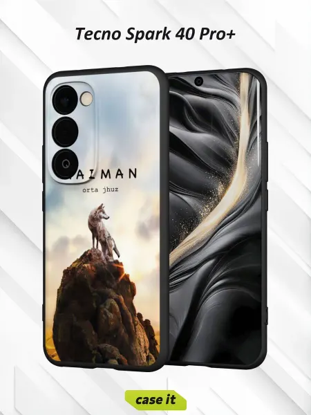 Case it Чехол на Tecno Spark 40 Pro+с принтом NAIMAN