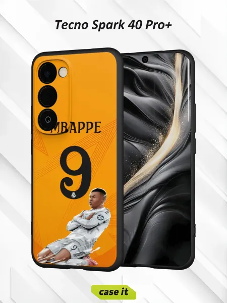 Case it Чехол на Tecno Spark 40 Pro+ с принтом бомбардир чемпионата