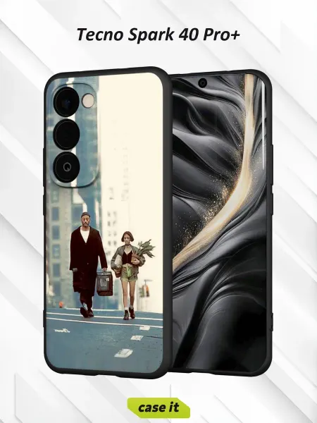 Case it Чехол на Tecno Spark 40 Pro+с принтом Леон