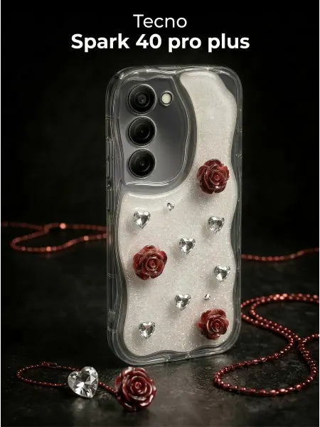 РИНОФОН Ударопрочный чехол на Tecno Spark 40 Pro Plus