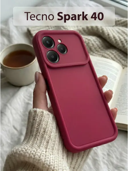 РИНОФОН Ударопрочный чехол на Tecno Spark 40 с высокими бортами