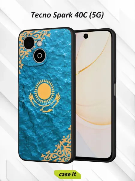 Case it Чехол на Tecno Spark 40C (5G)с принтом государственный флаг