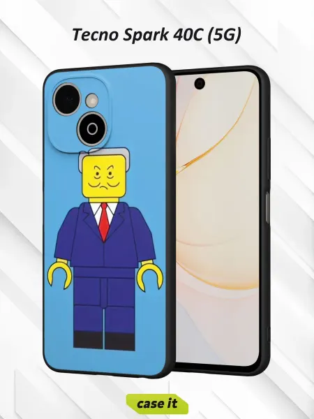 Case it Чехол на Tecno Spark 40C (5G)с принтом Лего