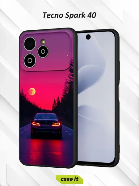 Case it Чехол на Tecno Spark 40с принтом BMW F90