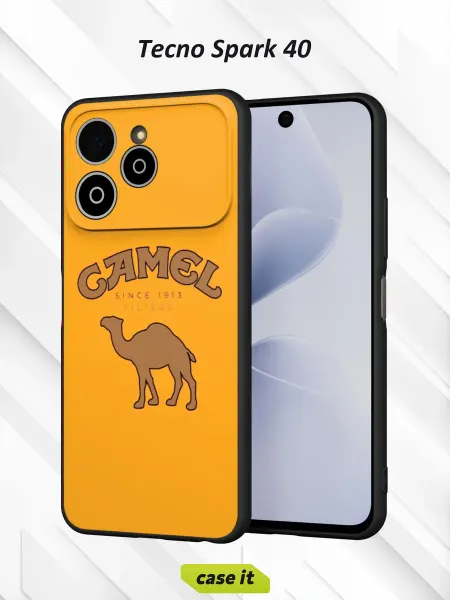 Case it Чехол на Tecno Spark 40с принтом Camel