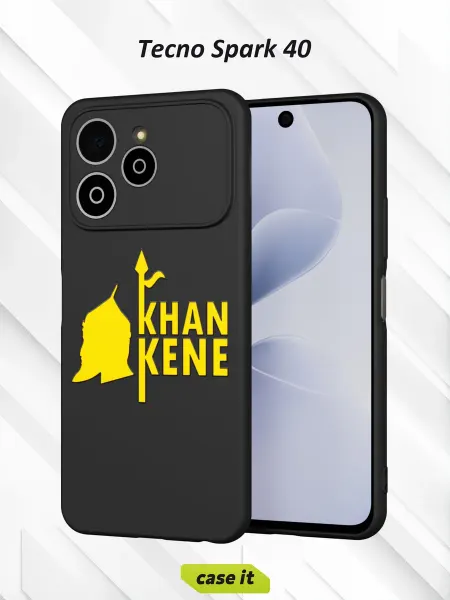 Case it Чехол на Tecno Spark 40с принтом Khan Kene