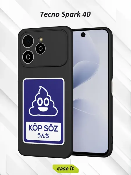 Case it Чехол на Tecno Spark 40с принтом Qazaq Republic
