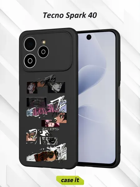 Case it Чехол на Tecno Spark 40с принтом Аниме