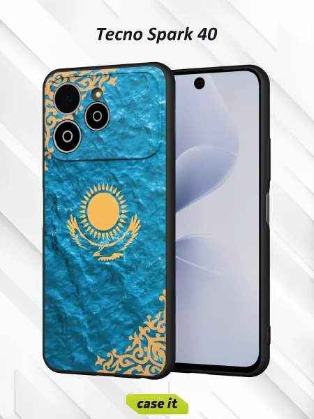 Case it Чехол на Tecno Spark 40с принтом государственный флаг