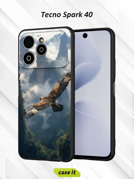 Case it Чехол на Tecno Spark 40с принтом Парящий в небе