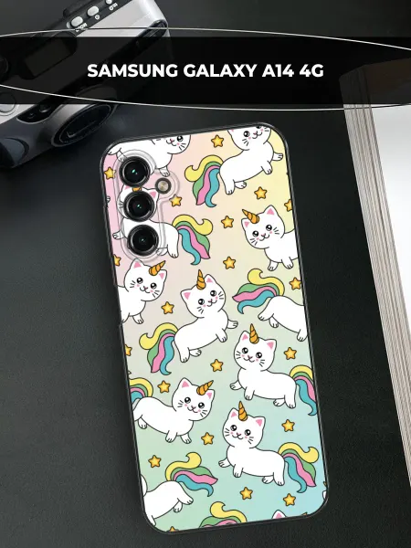 Samsung Чехол на Galaxy A14 4G единорог