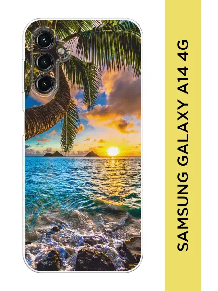 Samsung Чехол на A14 4G море