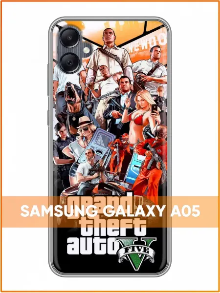Case Face Чехол на Samsung Galaxy A05 с принтом ГТА 5