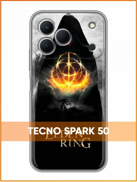 Case Face Чехол на Tecno Spark 50 с принтом Elden Ring
