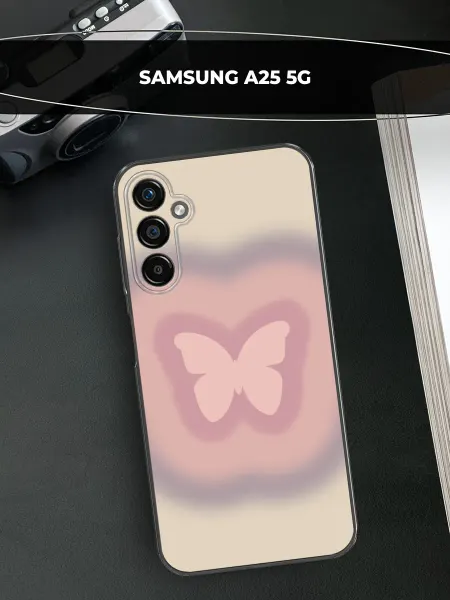 Samsung Чехол на Galaxy A25 5G с бабочками