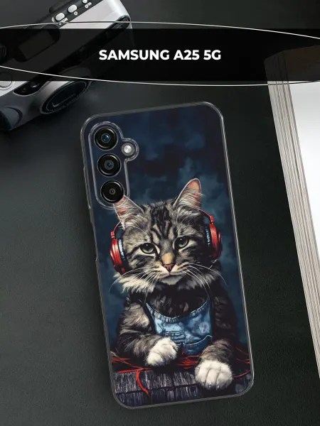 Samsung Чехол на Galaxy A25 5G кот