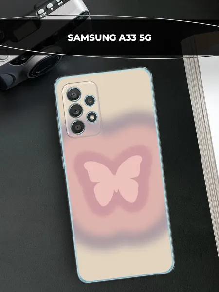 Samsung Чехол на Galaxy A33 5G с бабочками