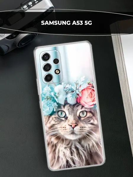 Samsung Чехол на Galaxy A53 5G кот