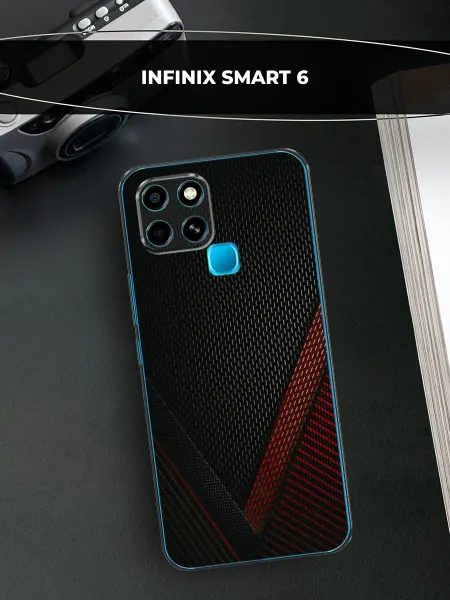 Infinix Чехол на SMART 6 карбон