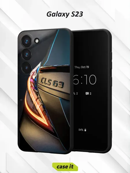 Case it Чехол на Samsung S23 с принтом Мерседес Бенз CLS 63