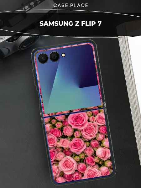 Case Place Чехол на Samsung Z Flip 7 с розами