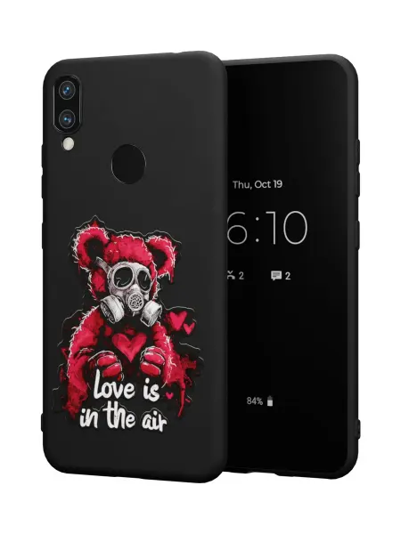QuestCase Чехол на Xiaomi Redmi Note 7 с принтом Мишка