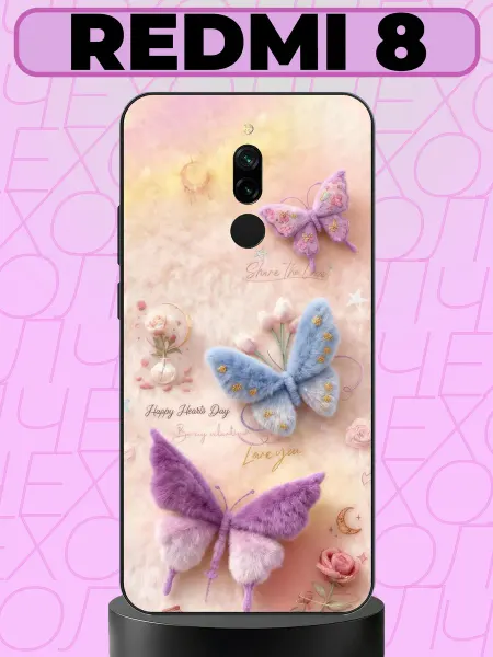 Aiiir Чехол на Redmi 8 бабочки