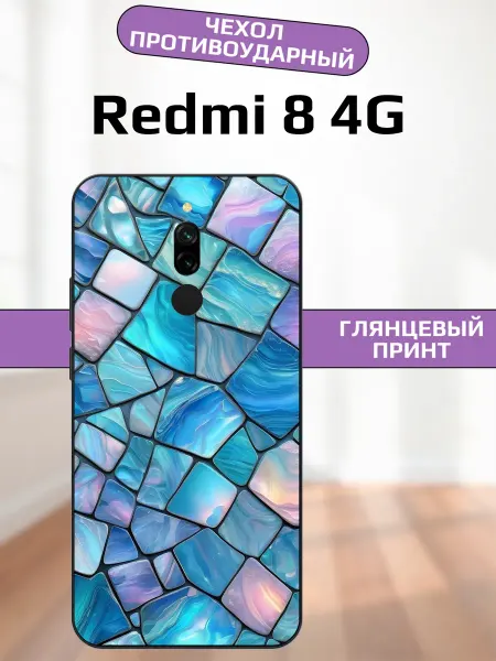 AlexaShop Чехол на Redmi 8 абстракция